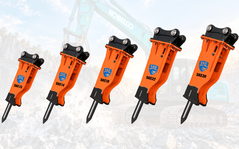 SKE hydraulic rock breaker attachment